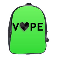 Vape Heart School Bag (xl) by OCDesignss