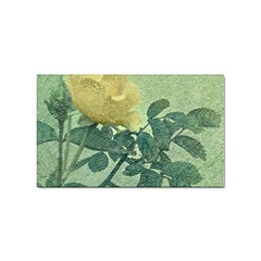 Yellow Rose Vintage Style  Sticker (rectangle) by dflcprints