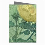 Yellow Rose Vintage Style  Greeting Card (8 Pack) Right