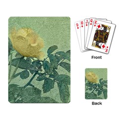 Yellow Rose Vintage Style  Playing Cards Single Design by dflcprints