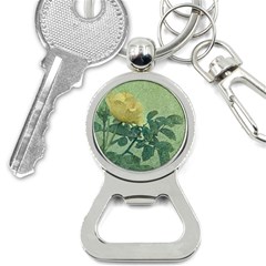 Yellow Rose Vintage Style  Bottle Opener Key Chain by dflcprints