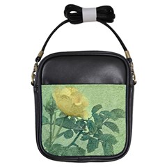 Yellow Rose Vintage Style  Girl s Sling Bag by dflcprints