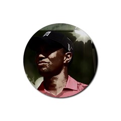 Tiger Woods Png Drink Coaster (round)