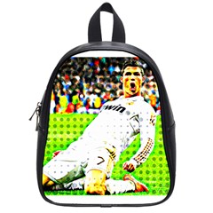 Cristiano Ronaldo  School Bag (small) by Cordug