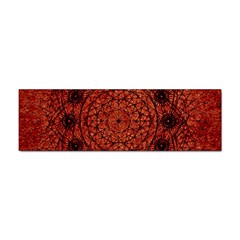 Grunge Style Geometric Mandala Bumper Sticker 10 Pack by dflcprints