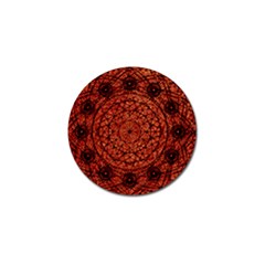 Grunge Style Geometric Mandala Golf Ball Marker 10 Pack by dflcprints