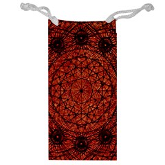 Grunge Style Geometric Mandala Jewelry Bag by dflcprints