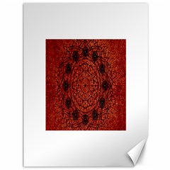 Grunge Style Geometric Mandala Canvas 36  X 48  (unframed) by dflcprints