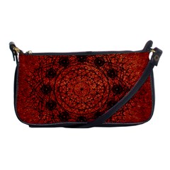 Grunge Style Geometric Mandala Evening Bag by dflcprints