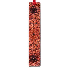 Grunge Style Geometric Mandala Large Bookmark by dflcprints