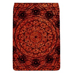 Grunge Style Geometric Mandala Removable Flap Cover (large) by dflcprints