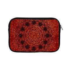 Grunge Style Geometric Mandala Apple Ipad Mini Zippered Sleeve by dflcprints