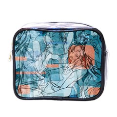 Retro Girls Mini Travel Toiletry Bag (One Side)