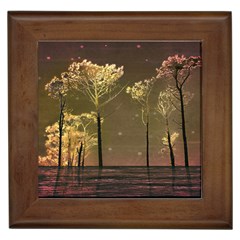 Fantasy Landscape Framed Ceramic Tile by dflcprints