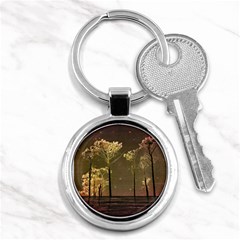 Fantasy Landscape Key Chain (round) by dflcprints