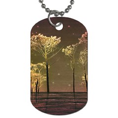 Fantasy Landscape Dog Tag (one Sided) by dflcprints