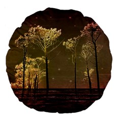 Fantasy Landscape 18  Premium Flano Round Cushion  by dflcprints