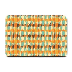 Shredded abstract background Small Doormat