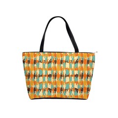 Shredded Abstract Background Classic Shoulder Handbag by LalyLauraFLM