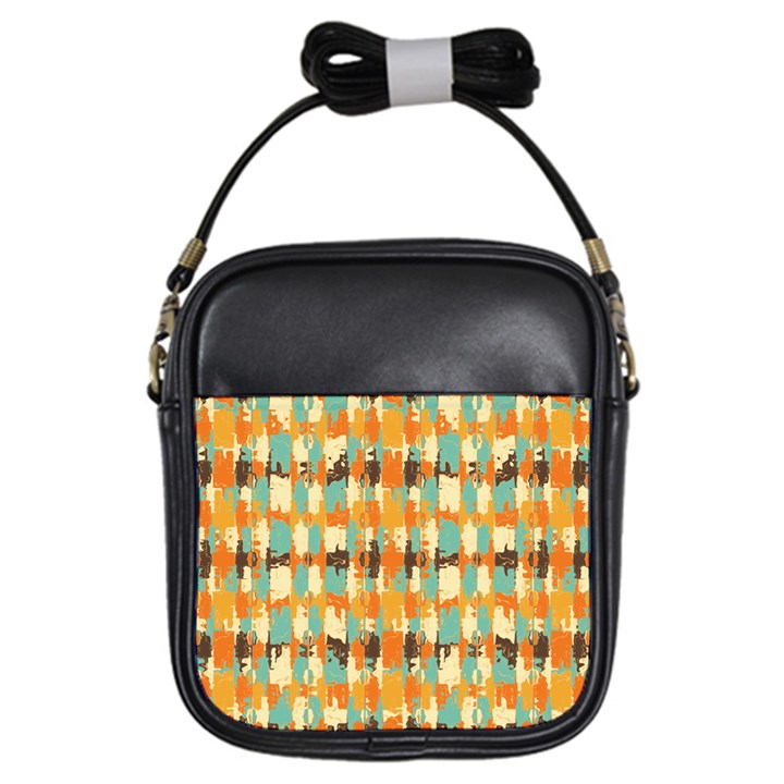 Shredded abstract background Girls Sling Bag