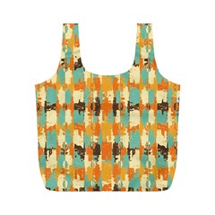 Shredded Abstract Background Full Print Recycle Bag (m) by LalyLauraFLM