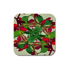 Floral Print Colorful Pattern Drink Coasters 4 Pack (square) by dflcprints