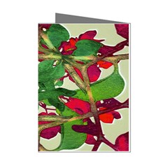 Floral Print Colorful Pattern Mini Greeting Card (8 Pack) by dflcprints