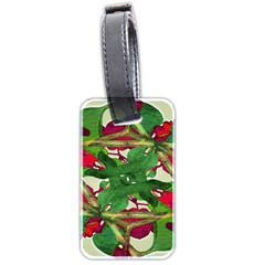 Floral Print Colorful Pattern Luggage Tag (two Sides) by dflcprints