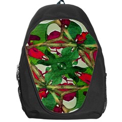 Floral Print Colorful Pattern Backpack Bag by dflcprints