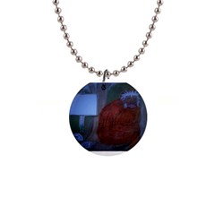 Neanderthal At Night Button Necklace