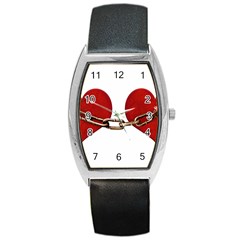 Unbreakable Love Concept Tonneau Leather Watch by dflcprints