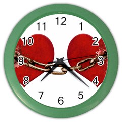 Unbreakable Love Concept Wall Clock (color) by dflcprints