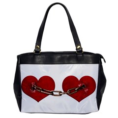 Unbreakable Love Concept Oversize Office Handbag (one Side) by dflcprints