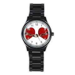 Unbreakable Love Concept Sport Metal Watch (black) by dflcprints