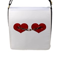 Unbreakable Love Concept Flap Closure Messenger Bag (large) by dflcprints