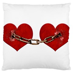 Unbreakable Love Concept Standard Flano Cushion Case (two Sides) by dflcprints