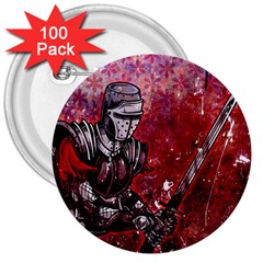 Knight 3  Button (100 pack)