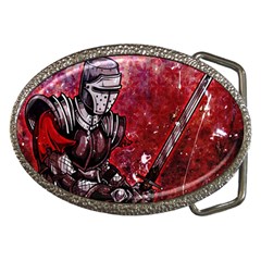 Knight Belt Buckle (Oval)