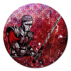 Knight Magnet 5  (Round)