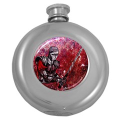 Knight Hip Flask (Round)