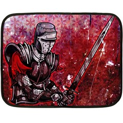 Knight Mini Fleece Blanket (Two Sided)