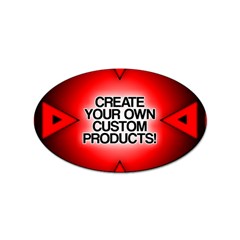 Create Your Own Custom Products And Gifts Sticker (oval) by UniqueandCustomGifts