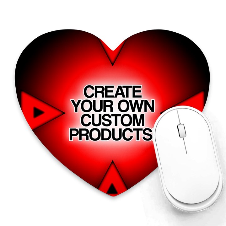 Create Your Own Custom Products And Gifts Mouse Pad (Heart)