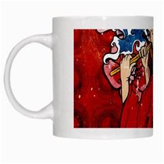 Geisha White Coffee Mug