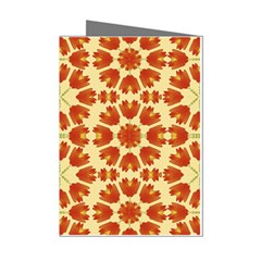 Colorful Floral Print Vector Style Mini Greeting Card (8 Pack)