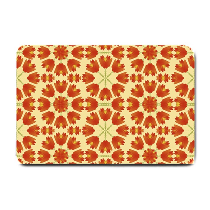 Colorful Floral Print Vector Style Small Door Mat