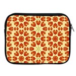 Colorful Floral Print Vector Style Apple iPad Zippered Sleeve Front