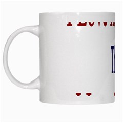 I Love Russia More Than I Love Chocolate White Coffee Mug by Supernova23