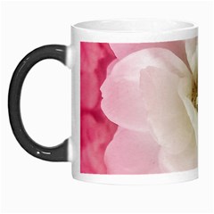 White Rose With Pink Leaves Around  Morph Mug by dflcprints