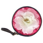 White Rose with Pink Leaves Around  CD Wallet Front